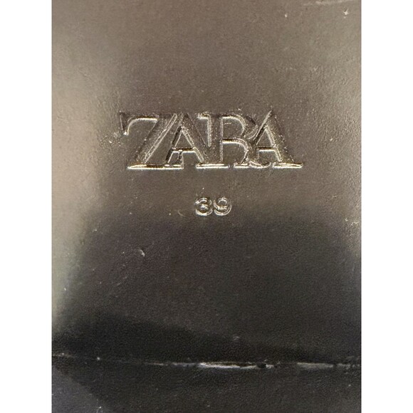 Zara Brown Split Suede Leather Cowboy Ankle Boots Pointed Toe Women US 8 EUR 39 - Picture 15 of 15